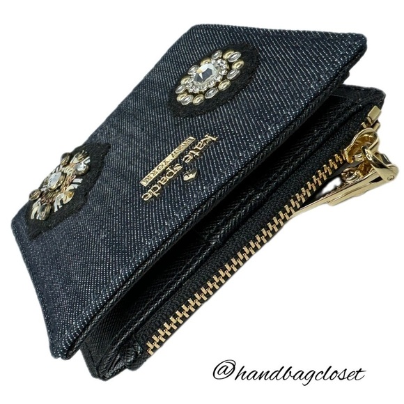 Kate Spade Navy Embellished Tote Bag - Picture 15 of 16